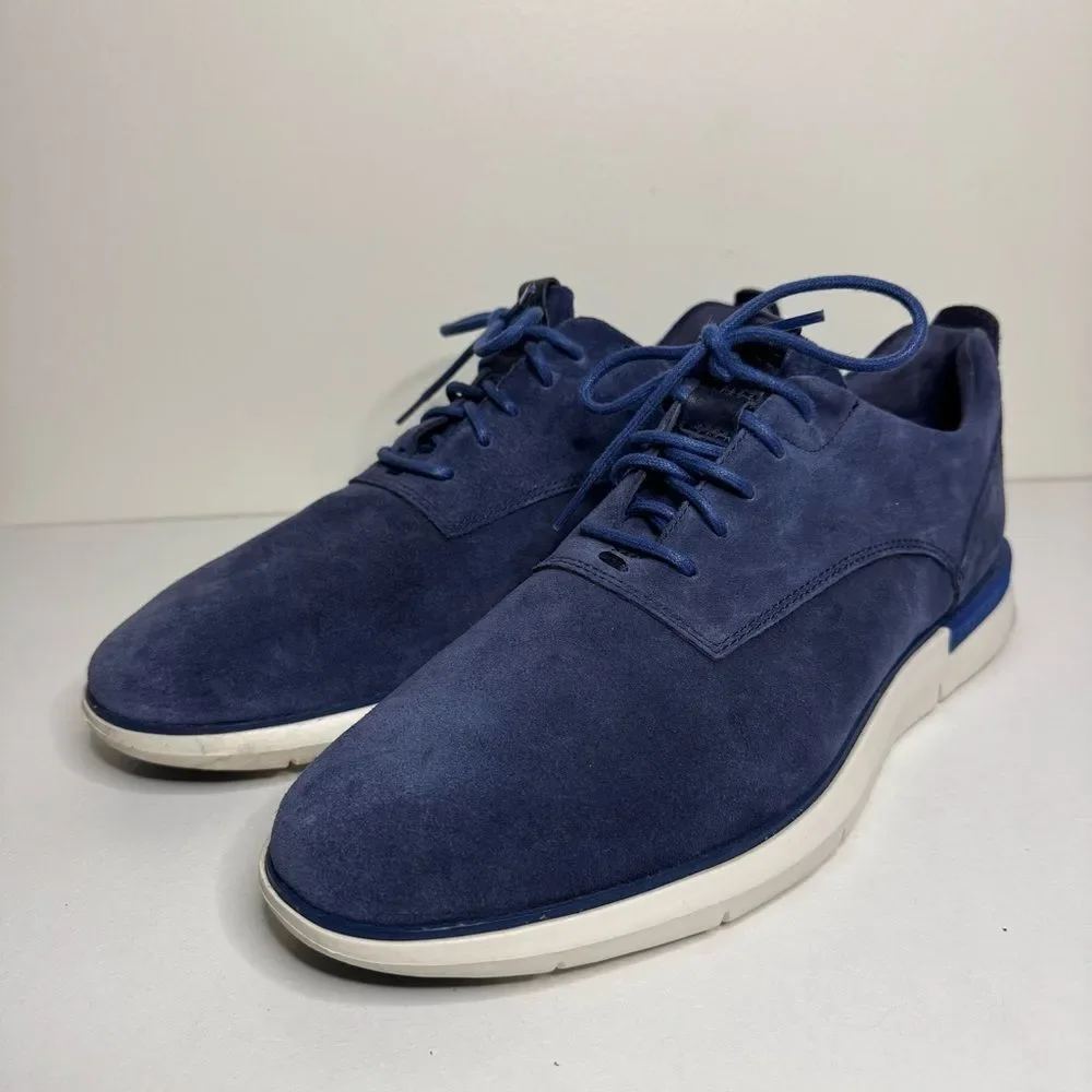 Cole Haan Men's Grand Horizon Oxford II - Navy Blue Suede | Size 9.5
